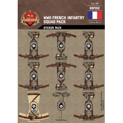 WW2 - French Infantry - Sticker Pack