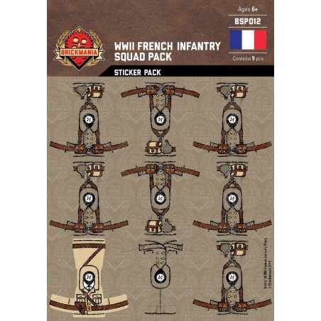 WW2 - Franse Infanterie - Sticker Pack