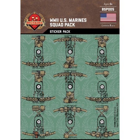 WW2 - U.S.  Marines - Sticker Pack