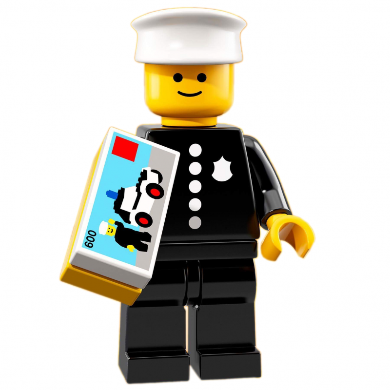 LEGO minifigure Police officer Policeman traffic cop town city sets #23 