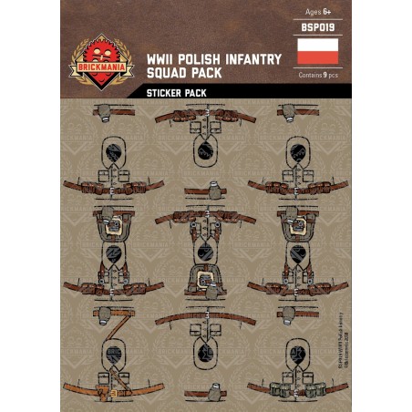 WK2 -  Polish Infantry  - Sticker Pack