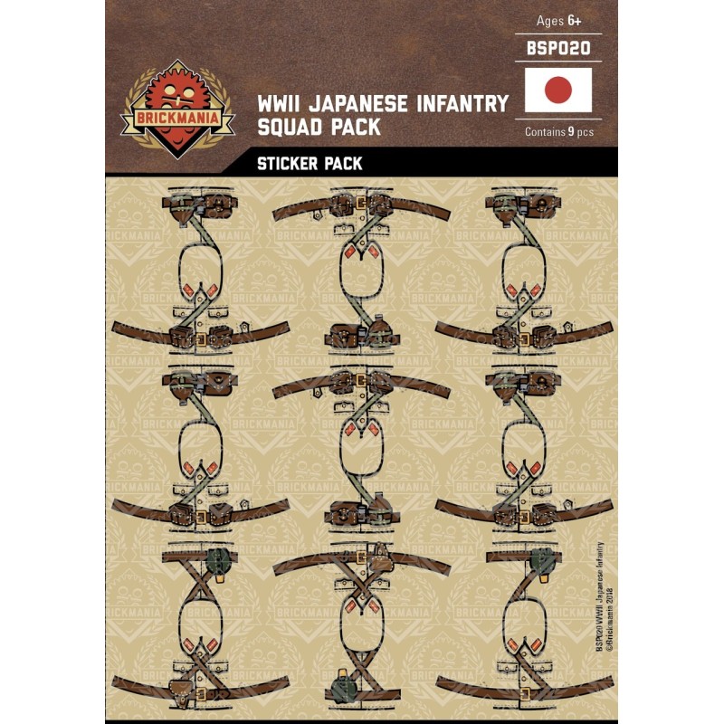 WK2 - Japanese Infantry - Sticker Pack