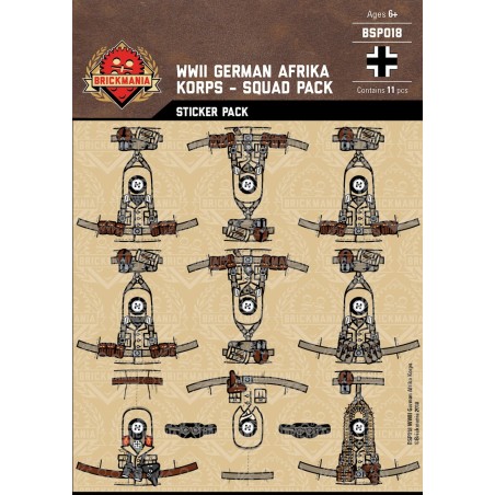 WW2 - German Afrika - Sticker Pack