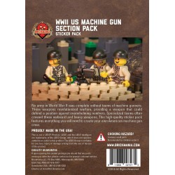 WW2 -US Machine Gun- Sticker Pack