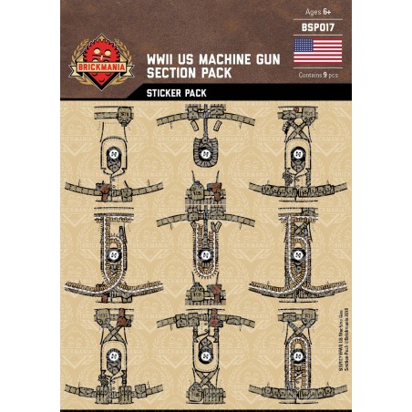 WK2 - US Machine Gun- Sticker Pack