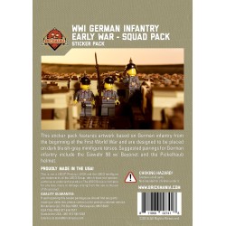 WW1 - German Infantry Early War  - Sticker Pack