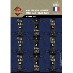 WW1 -French Infantry Early War - Sticker Pack