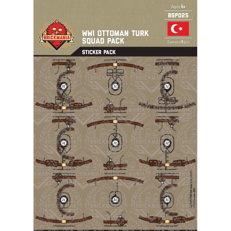 WW1 -Ottoman Turk - Sticker Pack