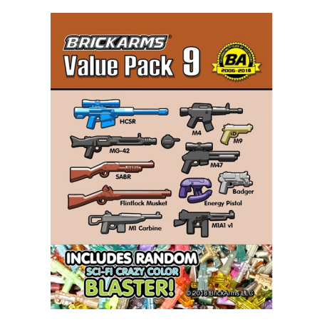 BrickArms Value Pack 9