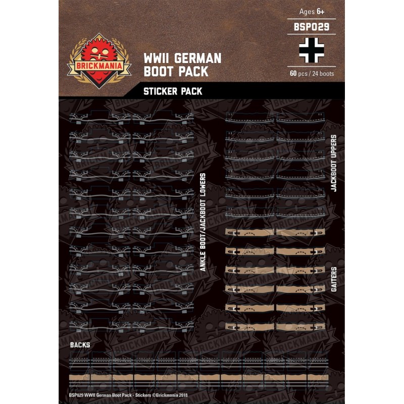 WW2 - German Boot Sticker Pack