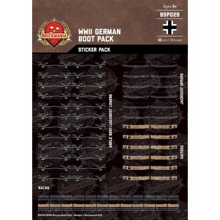 WW2 - German Boot Sticker Pack
