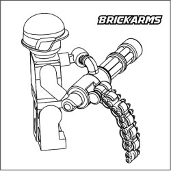 MiniGun mit Waffengürtel